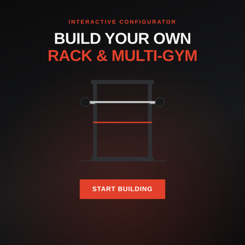 Ferral Power Rack Builder — build your own rack and multi-gym setup